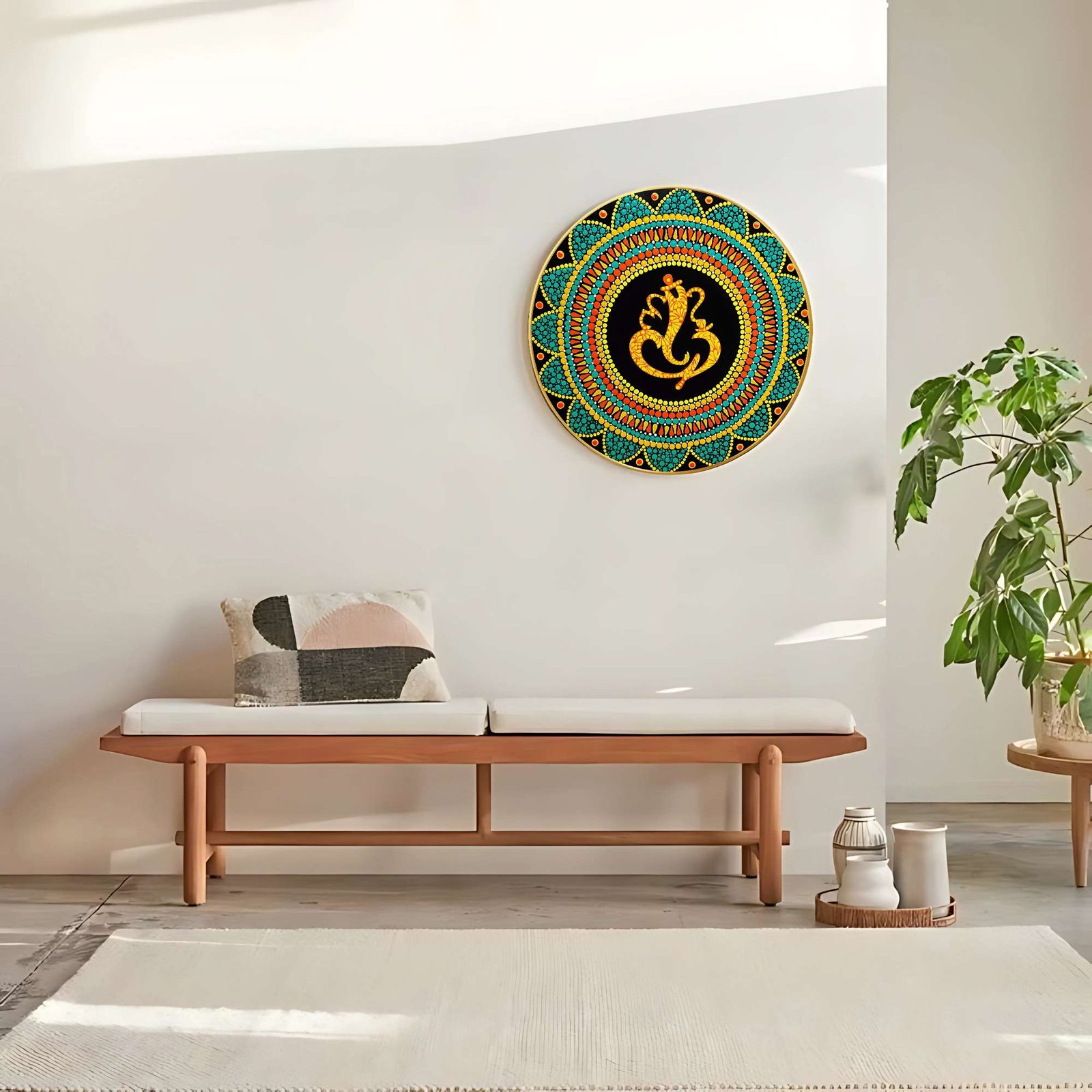 Round Wall Painting - Image 3